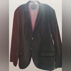 Structure men's black velvet blazer